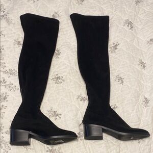 Steve Madden Black Over-the-Knee Boots